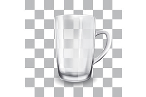 illustration of empty glass cup, a Food Illustration by piter.goskov