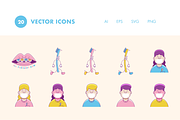 20 Dentist Icons, an Illustration by Hello Mister Frank (Thumbnail 4 of 5)