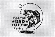 Full Time Dad Part Time Hooker SVG, an Object Graphic by BeeCraftR (Thumbnail 1 of 5)
