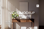 Frame Video Mockup Desk PSD, an Advertising Mockup by Drava Mockup (Thumbnail 1 of 6)
