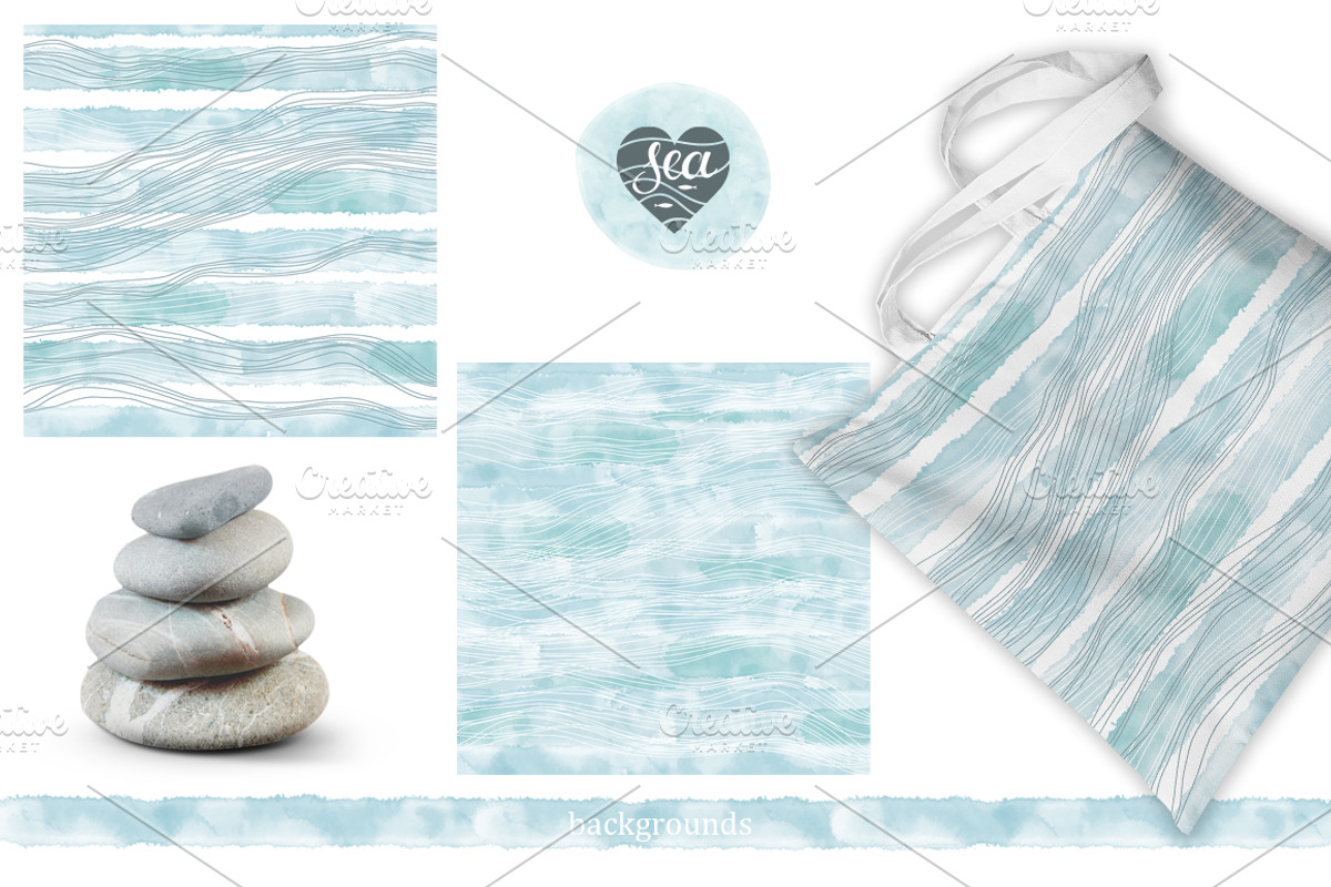 Sea fantasy., a Texture Illustration by maritime_m (Photo 4 of 10)