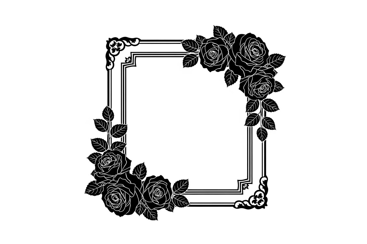 Floral Decorative Frame Vector Bundl, an Illustration by musafir_fashion (Photo 38 of 51)