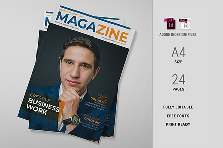 Business Magazine Template