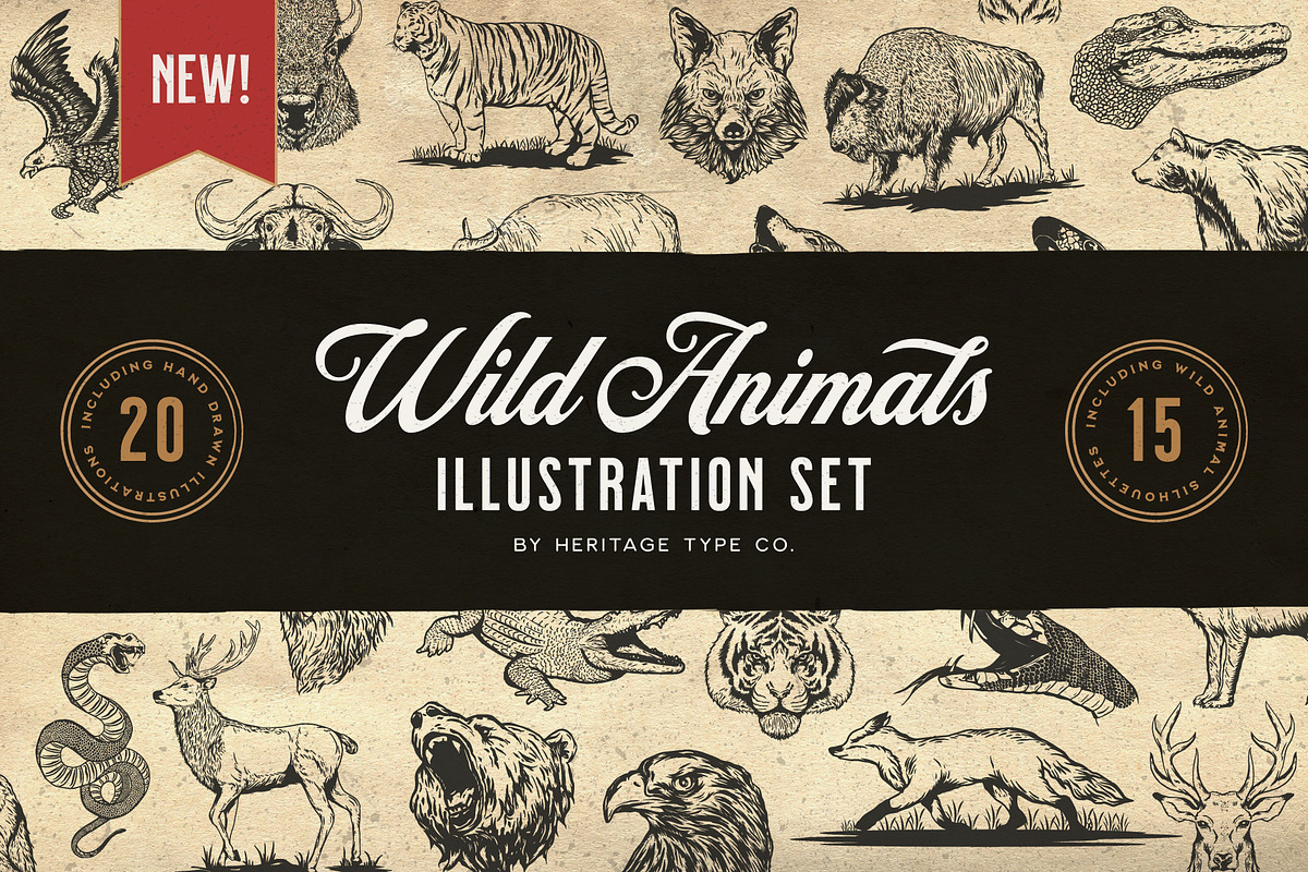 The Heritage Illustration Bundle, a Graphic by Heritage Type Co. (Photo 3 of 16)