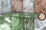 Abstract Leaf Print Papers, a Pattern Graphic by Liz Plummer (Thumbnail 1 of 5)