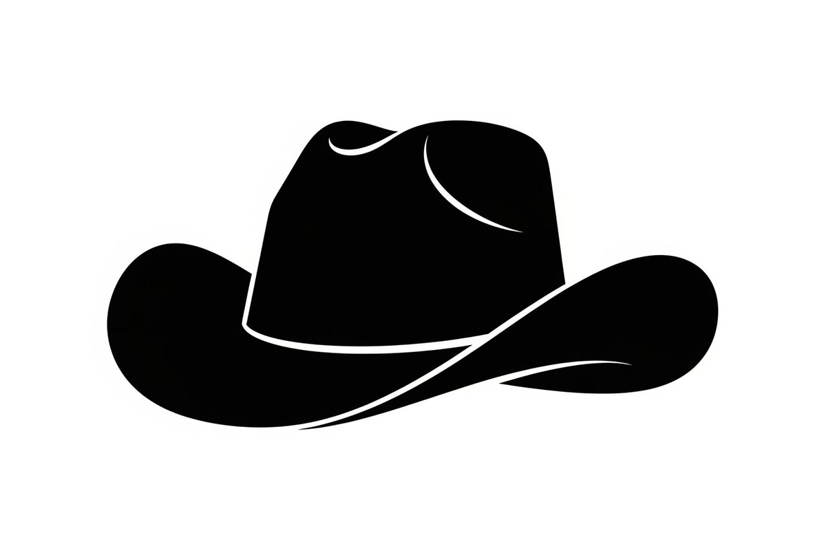 Minimal Cowboy Hat Silhouette Bundle, an Illustration by Designs_River (Photo 24 of 51)