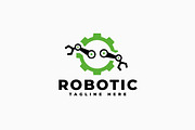 Industrial Robot Logo, a Branding & Logo Template by Zeer Graphic (Thumbnail 1 of 2)