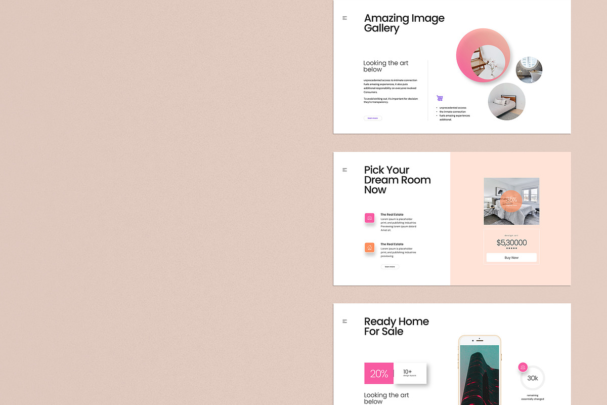 Real Estate Presentation Template, a Presentation Template by creathrivestudio (Photo 2 of 8)