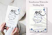 Blue Scandinavian Template Bundle, a Stationery Template by Alisa Mikibith Art (Thumbnail 12 of 19)