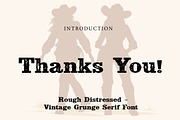 Rough Distressed, a Serif Font by Wow Magic (Thumbnail 3 of 3)