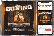 Boxing Final Match Sport Event Flyer, a Flyer Template by regalDRAW (Thumbnail 2 of 4)