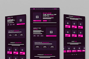 Landing Page Wireframe Template, a Wireframe Template by MightyDesign