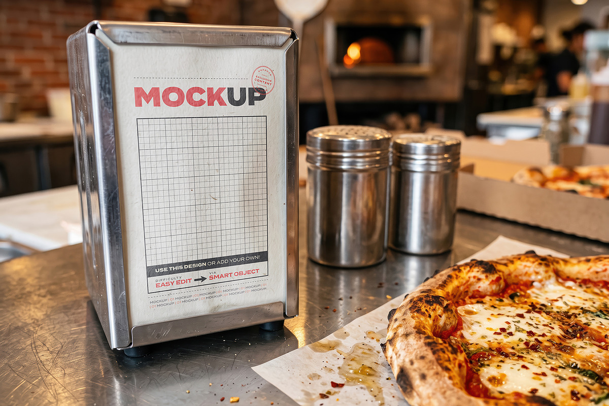 Pizzeria Mockups Collection, a Packaging Mockup by Luuqas Design (Photo 4 of 6)