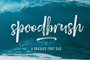 Spoodbrush - Font Duo, a Script Font by Dhan Studio (Thumbnail 1 of 8)