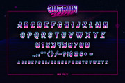 Outrun Forever – 2 in 1 Font Pack, a Sans Serif Font by Ckybe's Corner (Thumbnail 3 of 13)