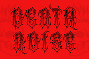 CS Hastings Stippled, a Blackletter Font by Craft Supply Co. (Thumbnail 4 of 8)