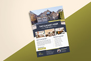 Real Estate Flyer Template, a Flyer Template by retrographix (Thumbnail 4 of 4)