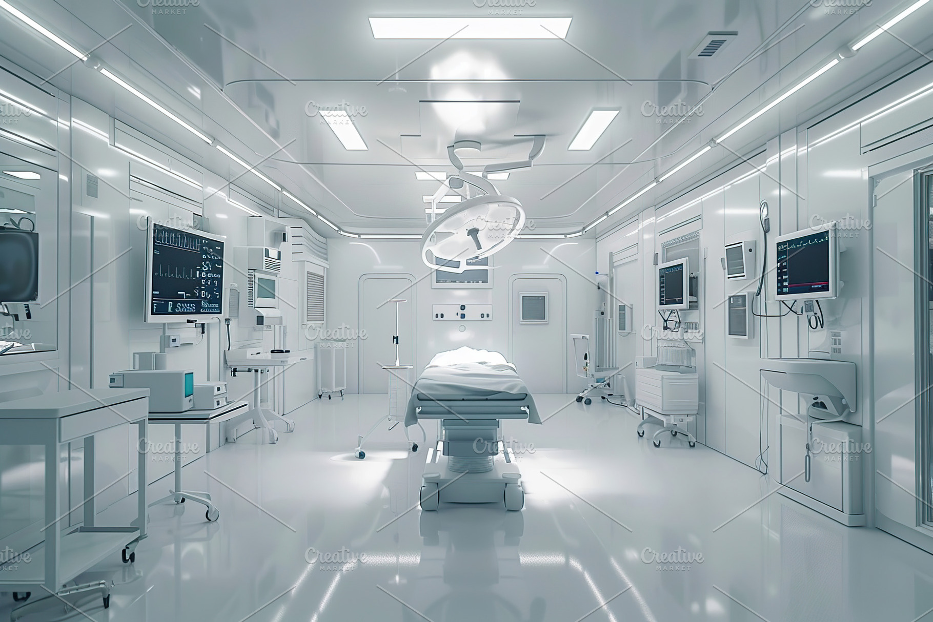Empty operating room in hospital, a Health & Medical Photo by AlyaAnd