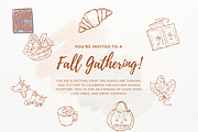 Fall Doodle Elements Hand Drawn SVG, a Seasonal Illustration by RimzStudio (Thumbnail 3 of 7)