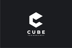 Cube - Letter C Logo