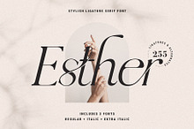 Esther - Ligature Serif Font Family
