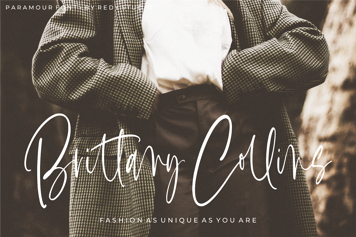 Paramour handwritten font, a Handwritten Font by RedyStudio (Photo 5 of 10)