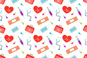 Medical Seamless Pattern, a Pattern Graphic by Bartama Graphic (Thumbnail 5 of 5)