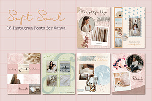 Soft Soul Templates - IG for Canva