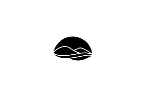 Minimalist Mountain Nature Logo