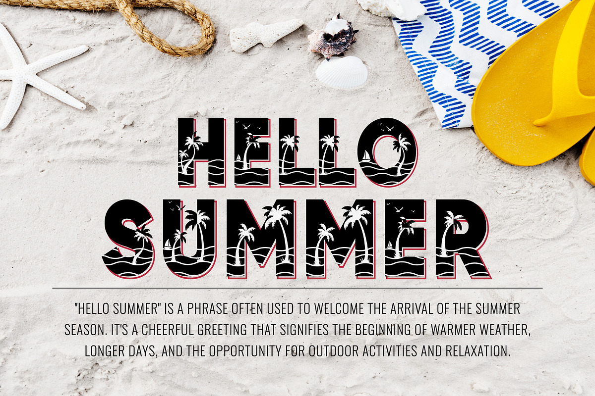 Summer Beach Font, a Symbol Font by Font Craft Studio (Photo 3 of 9)
