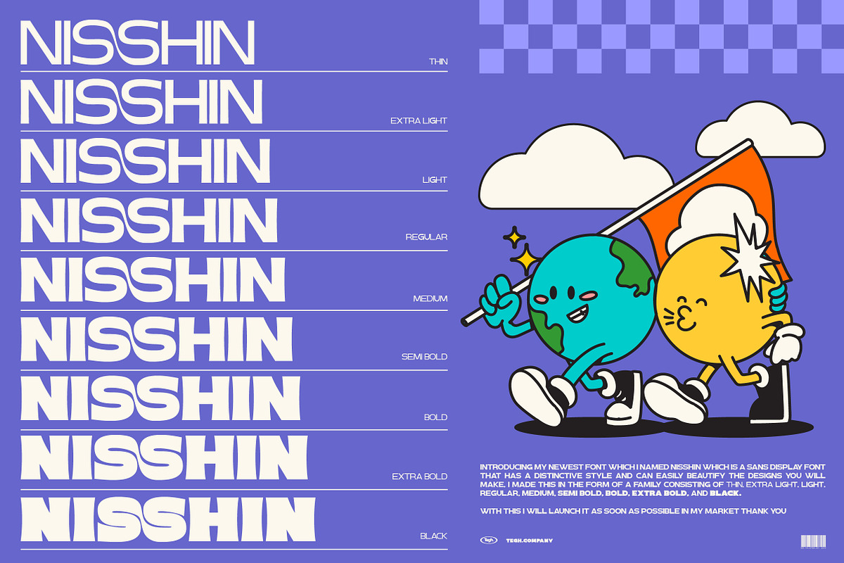 Nisshin Sans Display, a Sans Serif Font by Tegh co. (Photo 2 of 10)