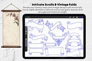 Text Banner Stamps Set for Procreate, a Brush Add-On by Selentaori Studio (Thumbnail 6 of 11)