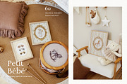 Petit Bébé Nursery Frames Mockups, a Household Mockup by Muse Mockups (Thumbnail 6 of 19)