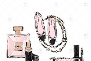 Cosmetic Fashion Makeup Clip Art