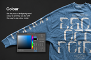 Vintage Reclaimed Sweatshirt Mockup, a Hoody Mockup by Studio Innate (Thumbnail 4 of 6)