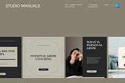 JOTA – Instagram Personal Grow Coach, a Social Media Template by Studio Manuals (Thumbnail 1 of 8)