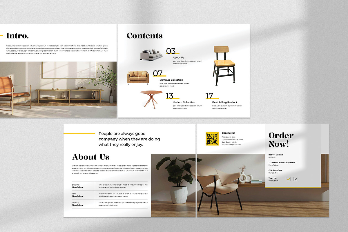 Product Catalog Template Landscape preview 2