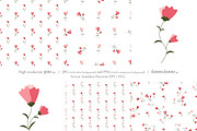 Pink Tulip Seamless Patterns Pack, a Pattern Graphic by Nadia Semyroz (Thumbnail 3 of 9)