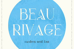 Beau Rivage Modern Serif Font