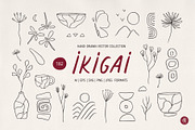 Ikigai Mindful Line Art Set, an Object Illustration by Alena Koval (Thumbnail 1 of 16)