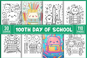 100th Day of School, a Decorative Illustration by Design Station