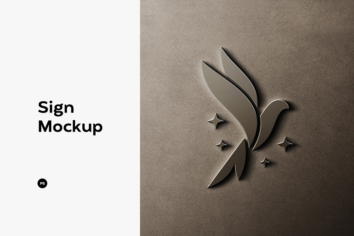 Suede Signage Logo Mockup, a Mockup by Design Squad (Photo 1 of 3)