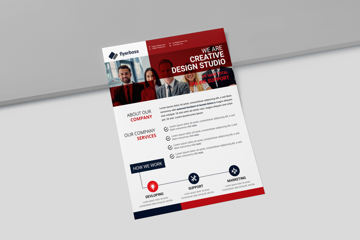 Modern Business Flyer Design, a Flyer Template by BrandlyTemplate
