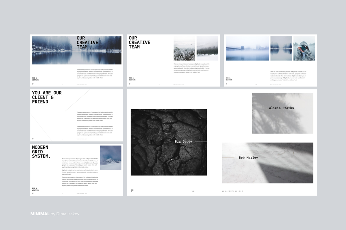 MINIMAL Google Slides Template, a Presentation Template by Presentations Studio (Photo 4 of 24)