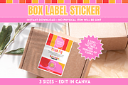 Thank You Box Label Stickers, a Stationery Template by SunshineStudioBoutique (Thumbnail 3 of 8)
