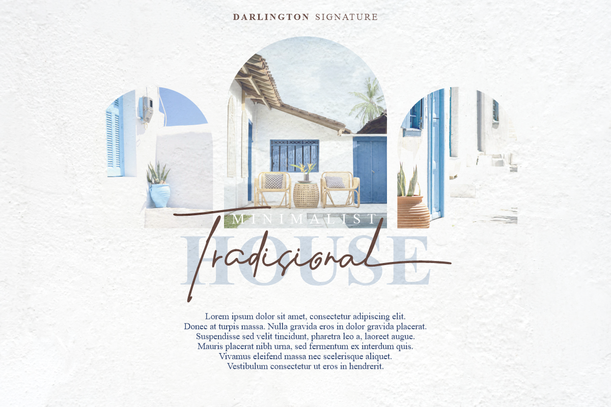 Darlington Signature, a Script Font by Glyphstyle (Photo 4 of 11)