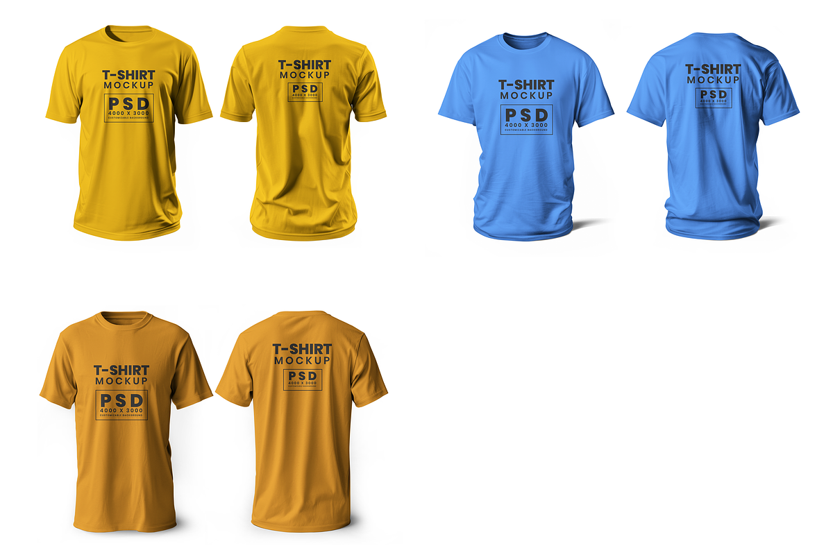 BUNDLE Tshirt Clothing Mockup, an Apparel Mockup by DigitAuras (Photo 7 of 7)