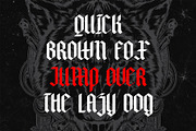Blackville - Gothic Blackletter Font, a Blackletter Font by Pekotype (Thumbnail 10 of 15)