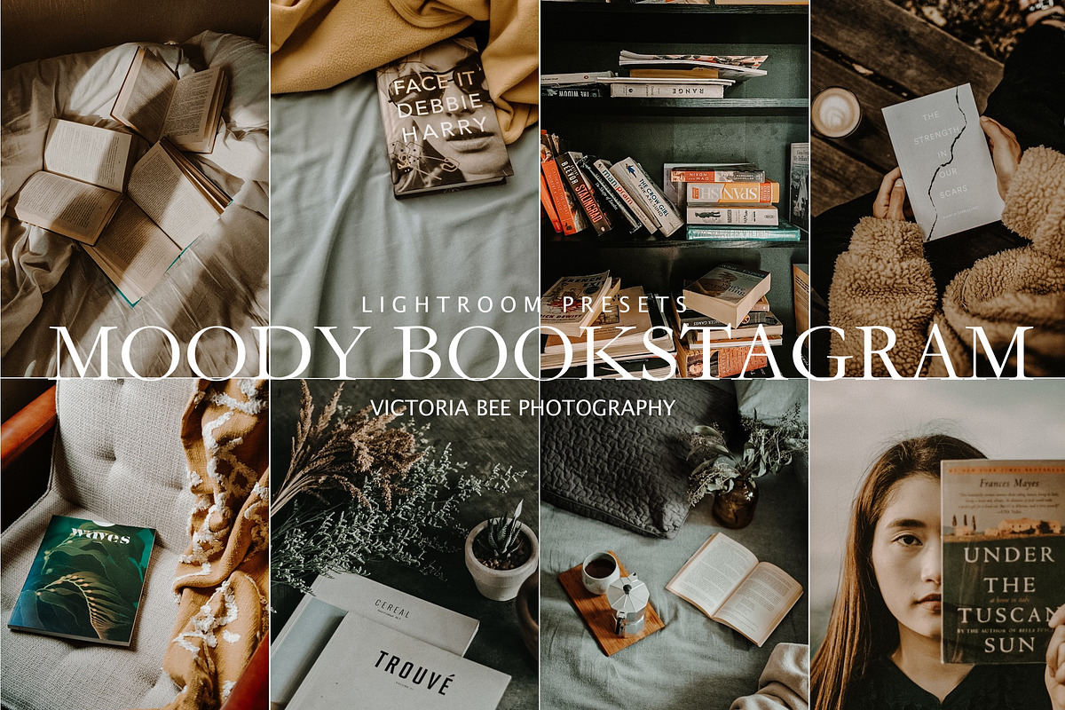 200 + BOOKSTAGRAM BUNDLE PRESETS, a Preset Add-On by Victoria Bee Presets (Photo 2 of 9)