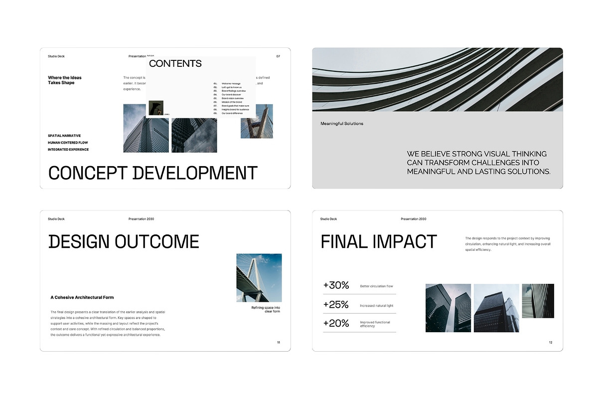 Architecture Deck Powerpoint, a Presentation Template by TMint Creative (Photo 4 of 6)
